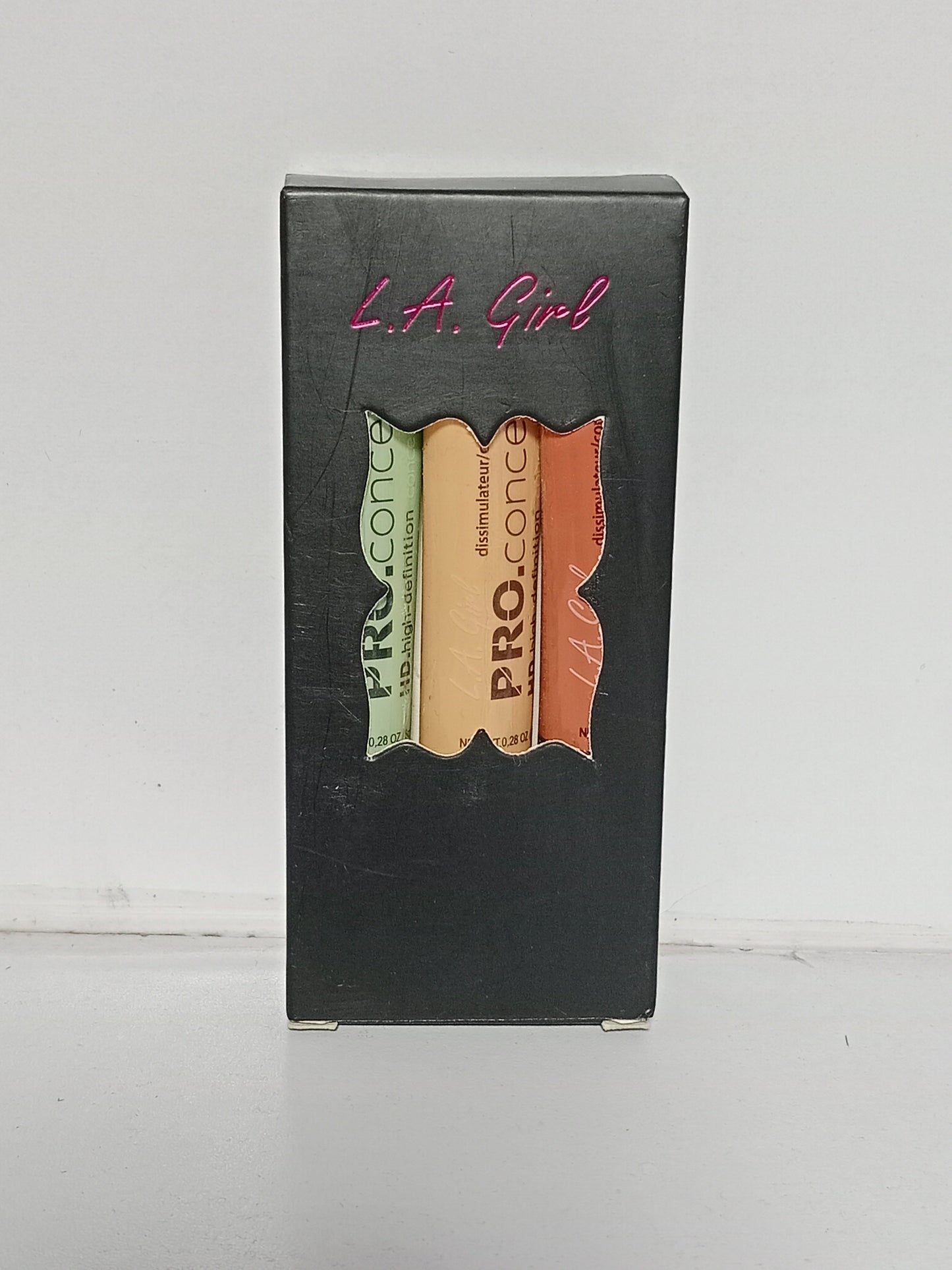 L.A. Girl Pro Conceal HD High-Definition Concealer Set (3 Pack – Green, Yellow, Orange Correctors)