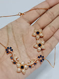 Necklace set- Gold polish