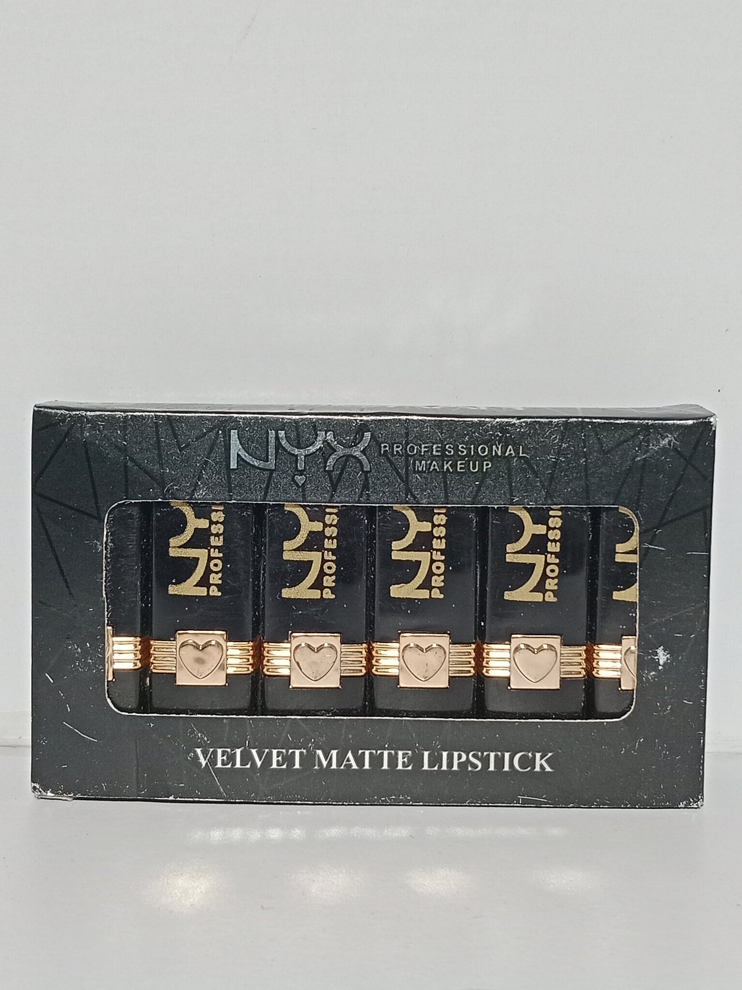 NYX Professional Makeup Velvet Matte Lipstick Set – 6 Shades