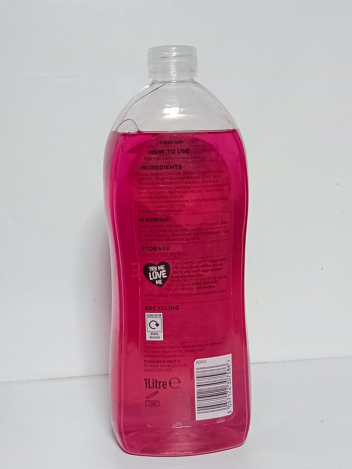 ASDA BUBBLE BATH
