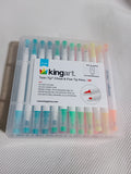 Twin-tip chisel&fine tip pens 36 vivid colors