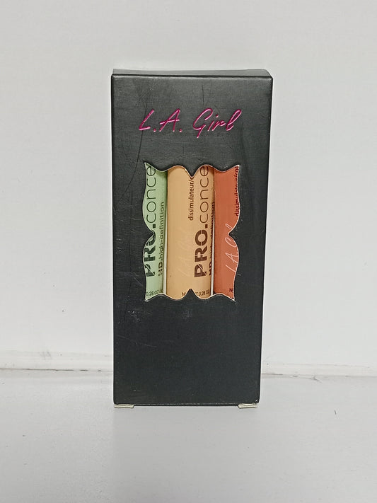 L.A. Girl Pro Conceal HD High-Definition Concealer Set (3 Pack – Green, Yellow, Orange Correctors)