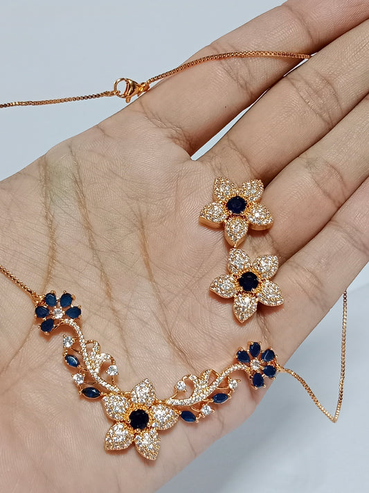 Necklace set- Gold polish