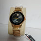 Rick Luxury Gold Fashion Watch – Black Dial