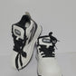 H55 White & Black Sneakers size-36