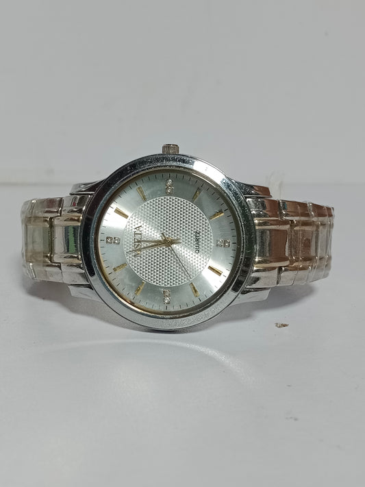 MSRTA Silver Quartz Wristwatch