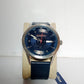 Goodyear Blue Dial Men’s Watch – Leather Strap