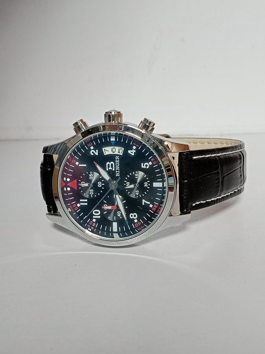 Binger Classic Chronograph Wristwatch