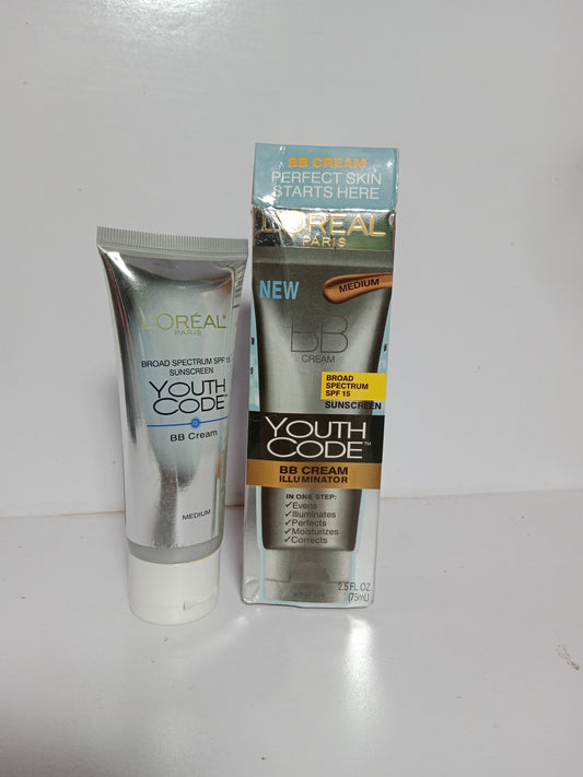 L'Oréal Paris Youth Code BB Cream (Medium, SPF 15)